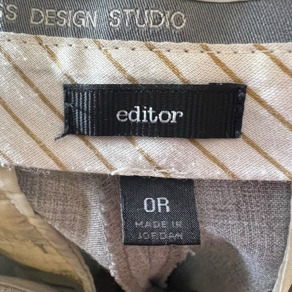 Express Editor Stretch Trousers Size 0 Gray Bootcut Workwear Career Pants - Picture 5 of 6